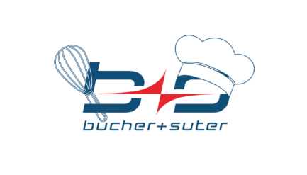 b+s logo with whisk and chef hat
