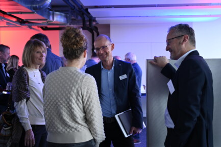 talking after presentation on the cdx day 2024 bern 