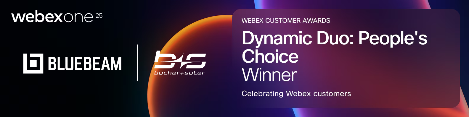 Webex Award 2025 Bluebeam Bucher + Suter