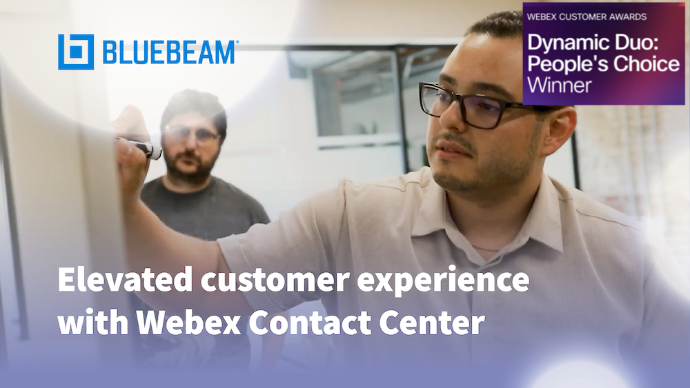 Wie Bluebeam die Kundenerfahrung mit Webex Contact Center förderte
